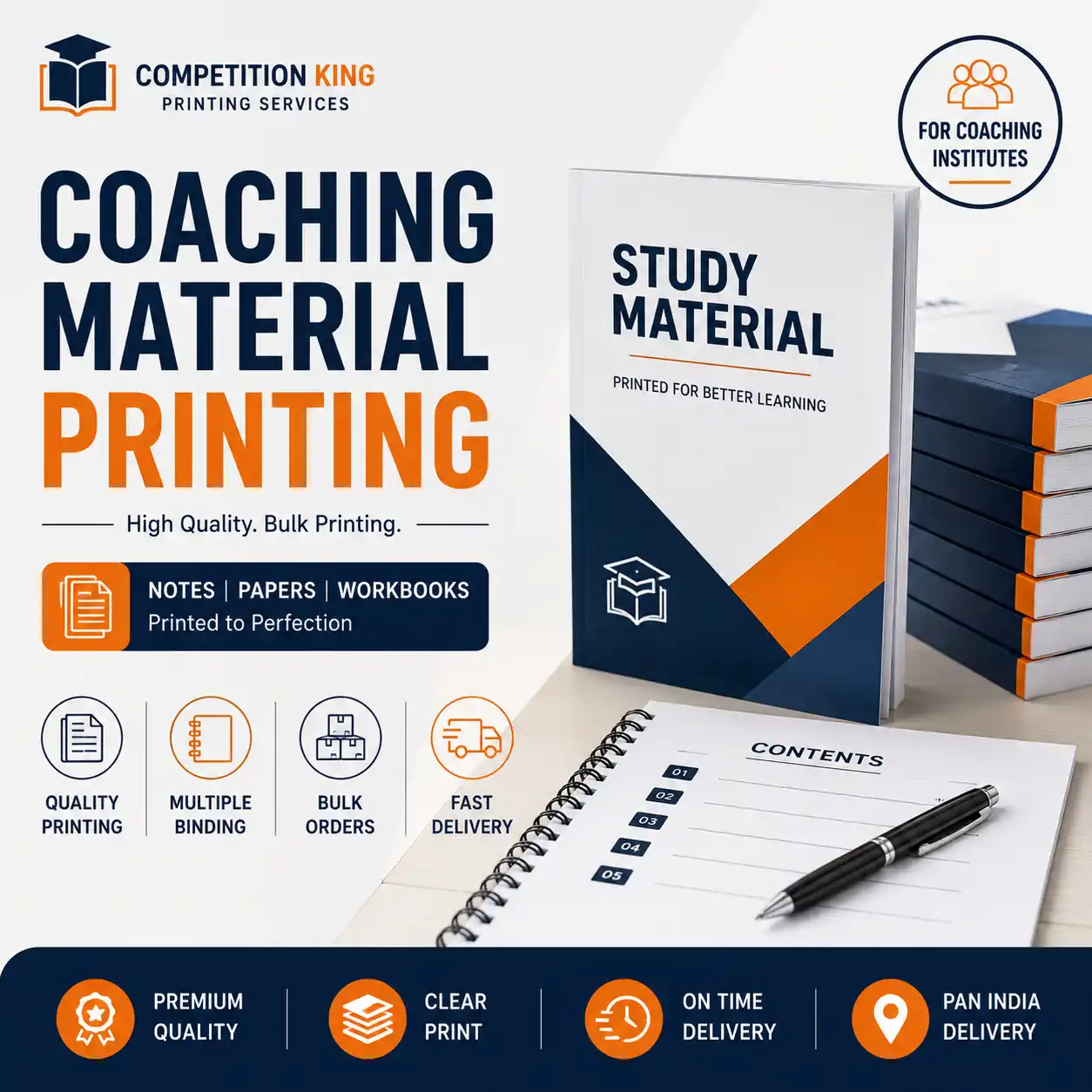 Coaching Notes एवं Study Material Printing and test series printing service in india Coaching Notes,Testseries & Study Material Printing Service in India - Image 1